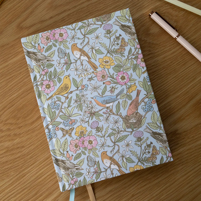 Song Birds | Linen-Bound Undated Weekly Planner