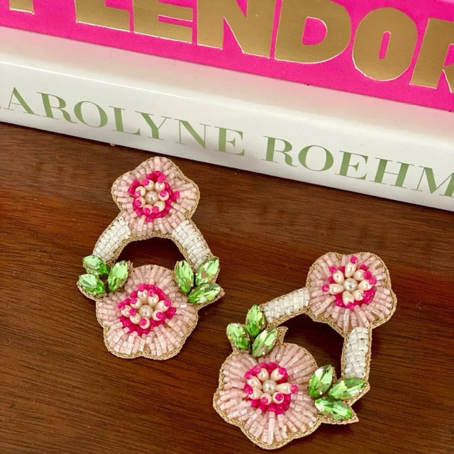 East Hampton Earrings in Pink