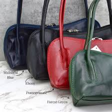Carina Italian Leather Bag - Assorted Colors