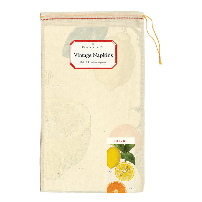 Citrus Napkins - Set of 4