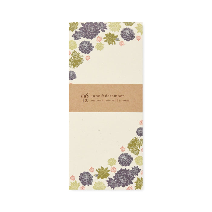 succulent notepad Succulent Notepad– Loft & Vine
