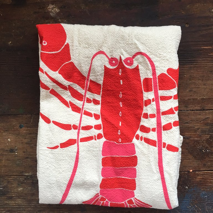 Lobster Dish Towel