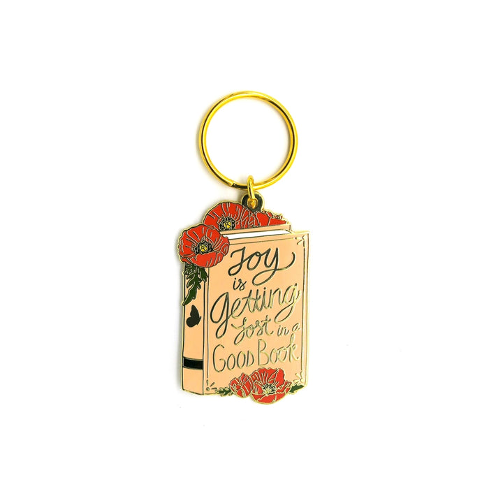 Lost in a Good Book Keychain