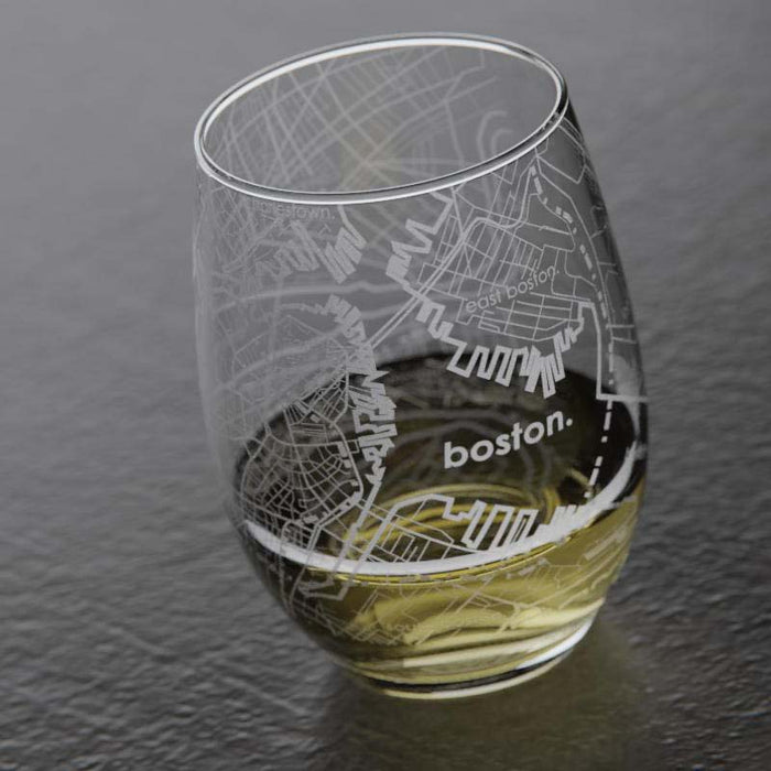 Boston Stemless Wine Glass