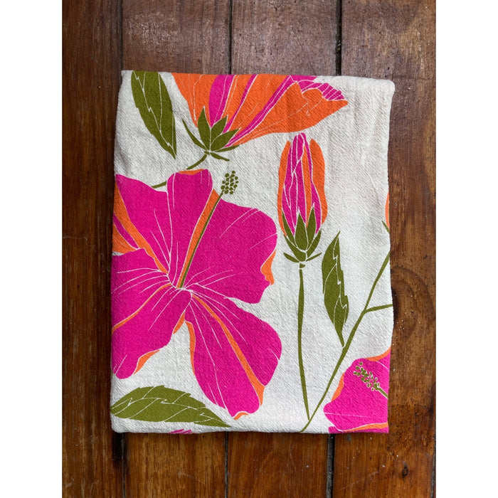 Hibiscus Dish Towel