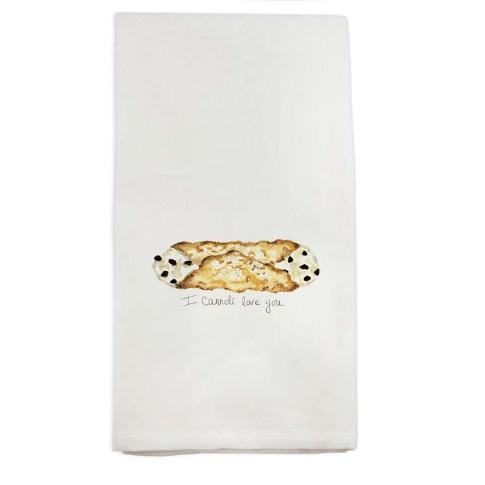 I Cannoli Love You Dish Towel