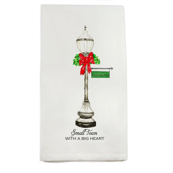 Street Light - Holiday Dish Towel