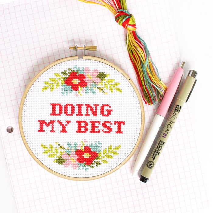 Doing My Best Cross Stitch